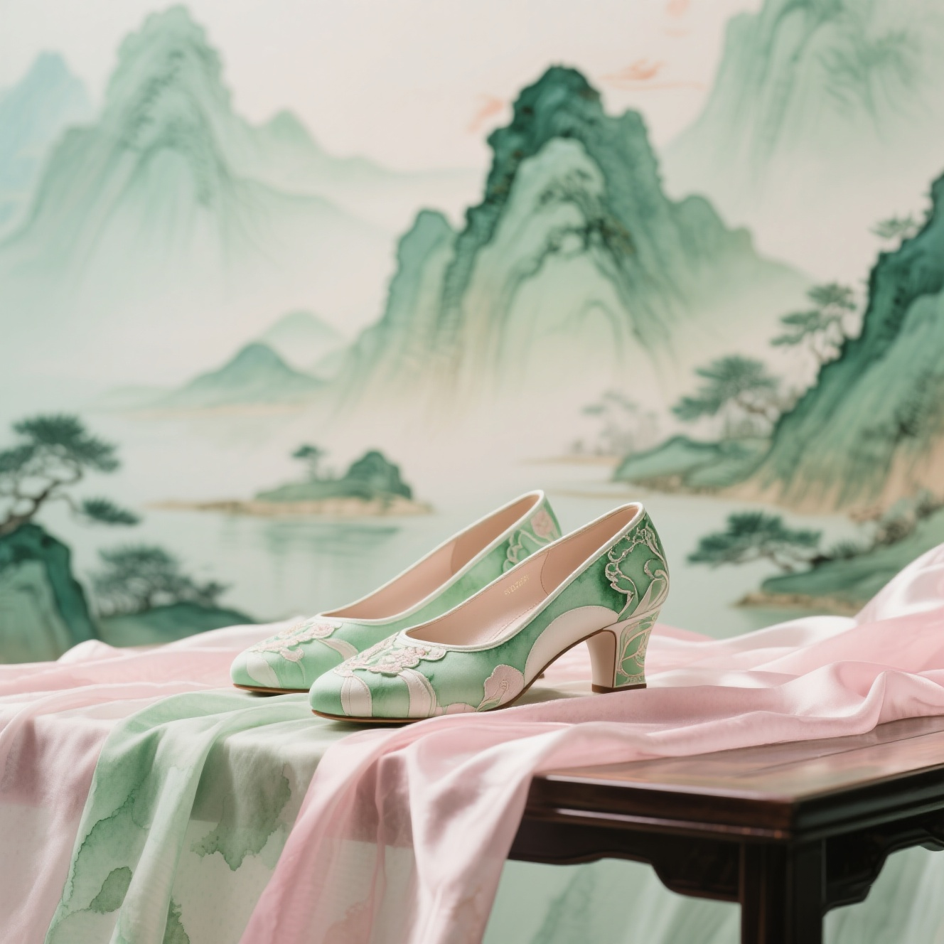 traditional women's shoes，