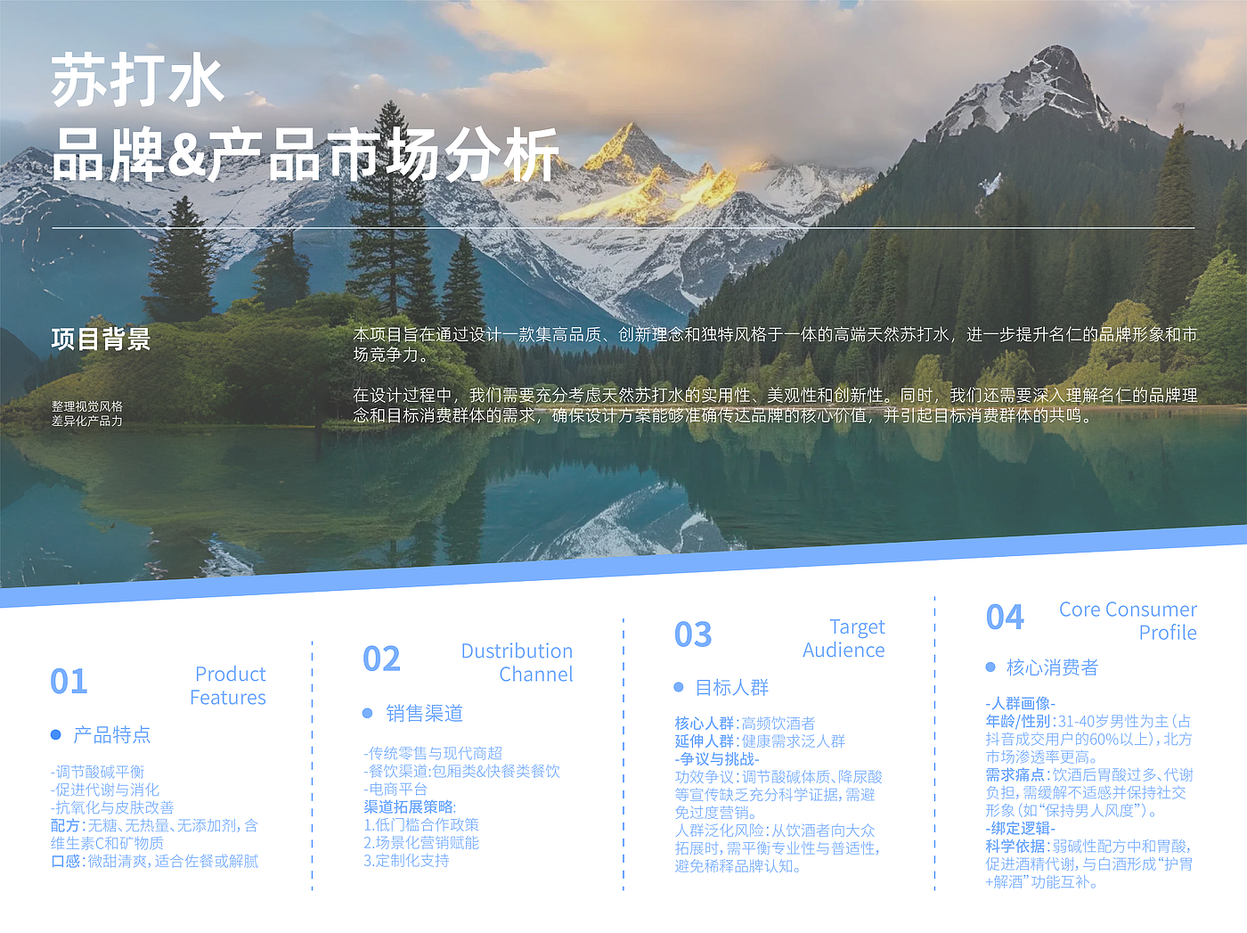packing design，Mingren Soda Water，Bottle logo design，Water packaging，process planning，
