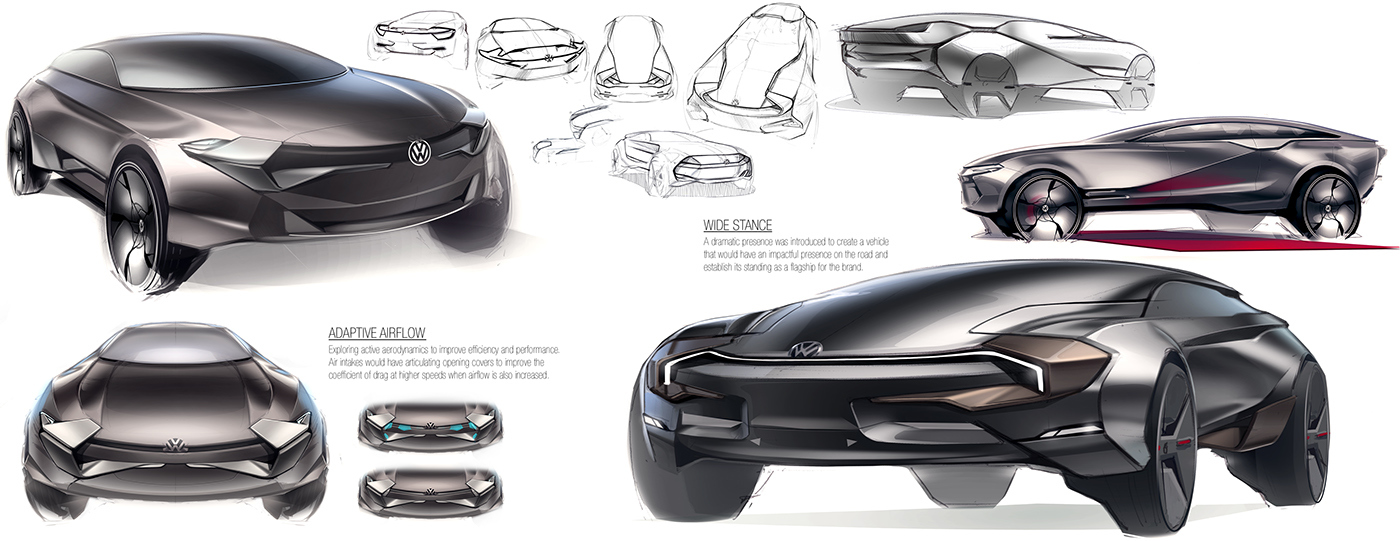industrial design，Automobile design，conceptual design，public，