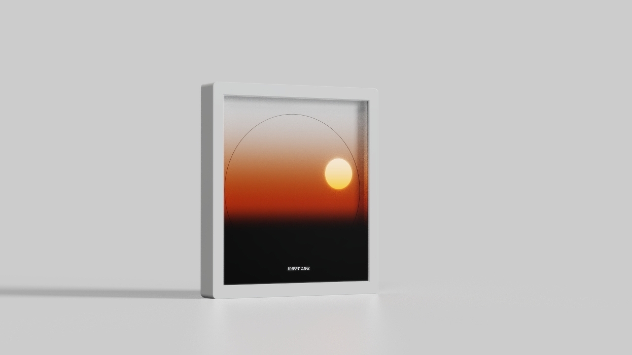 lamp，Sunset，
