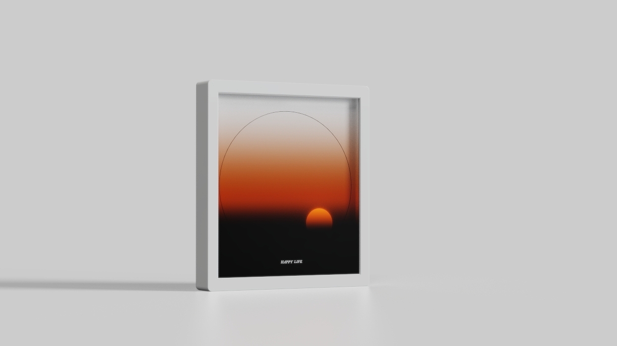 lamp，Sunset，