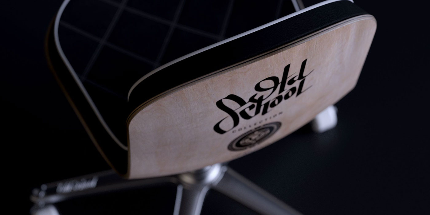 furniture，OldSchool，black，chair，