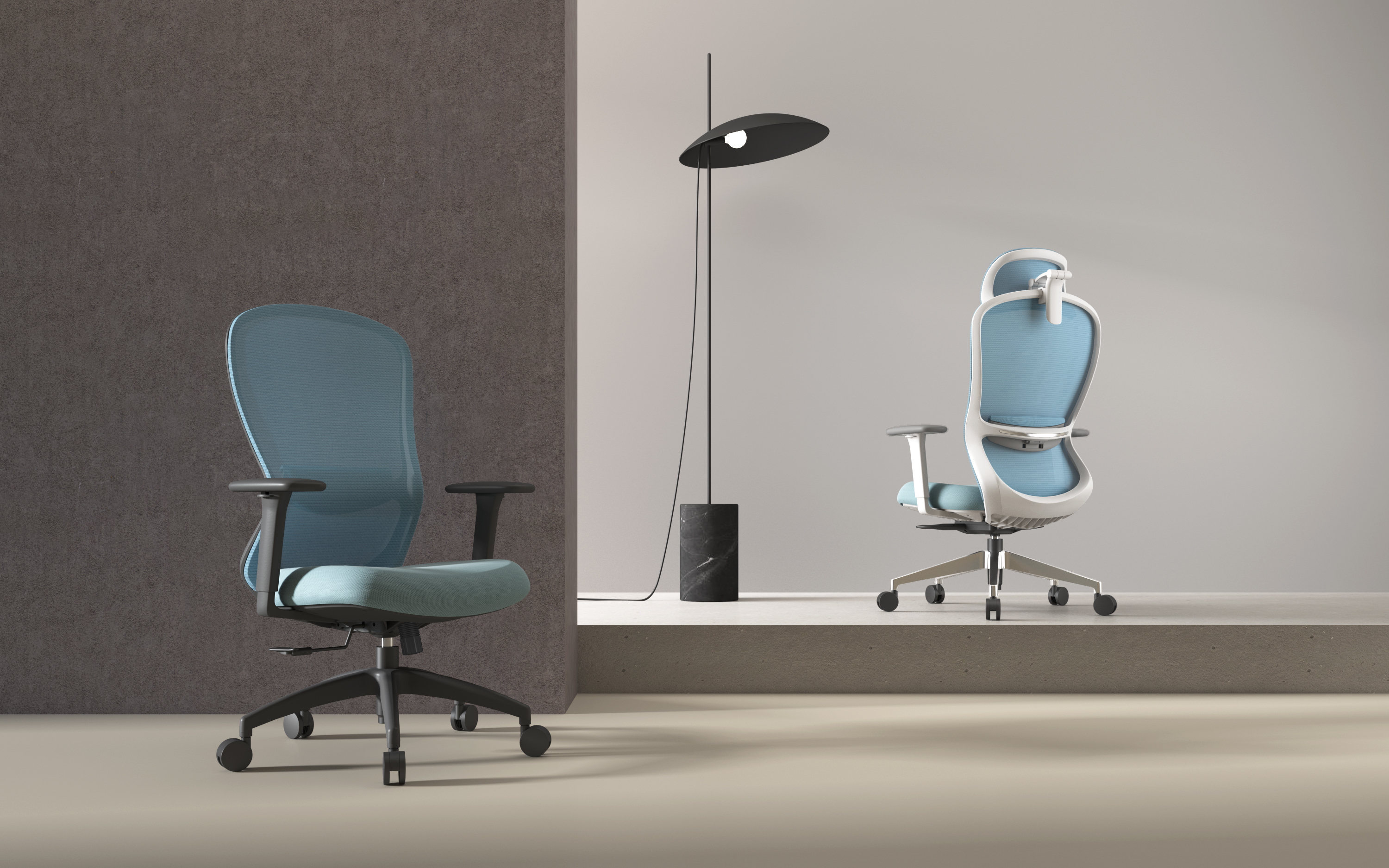 Office chair，Ergonomic chair，furniture design ，Net chair design，