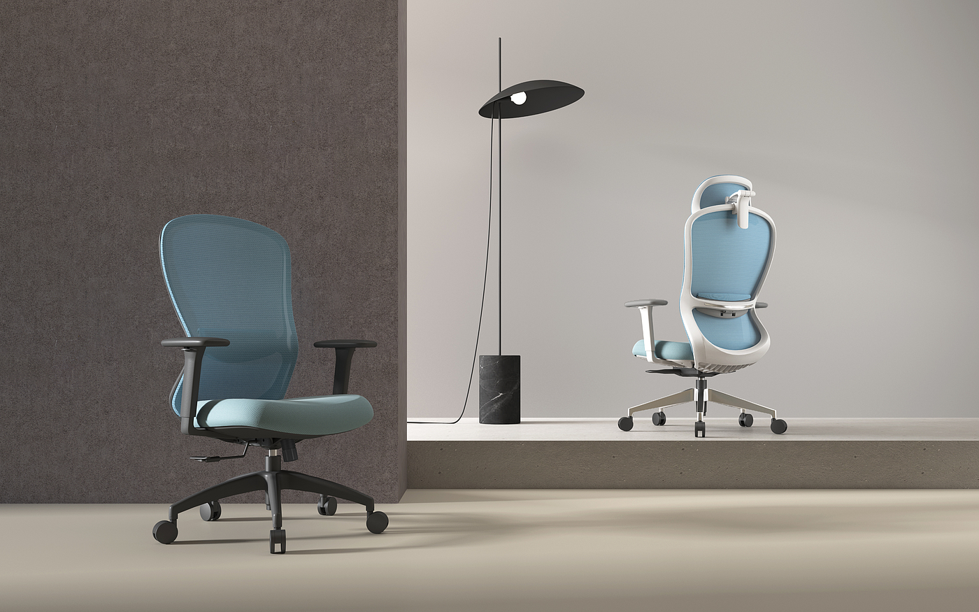 Office chair，Ergonomic chair，furniture design ，Net chair design，