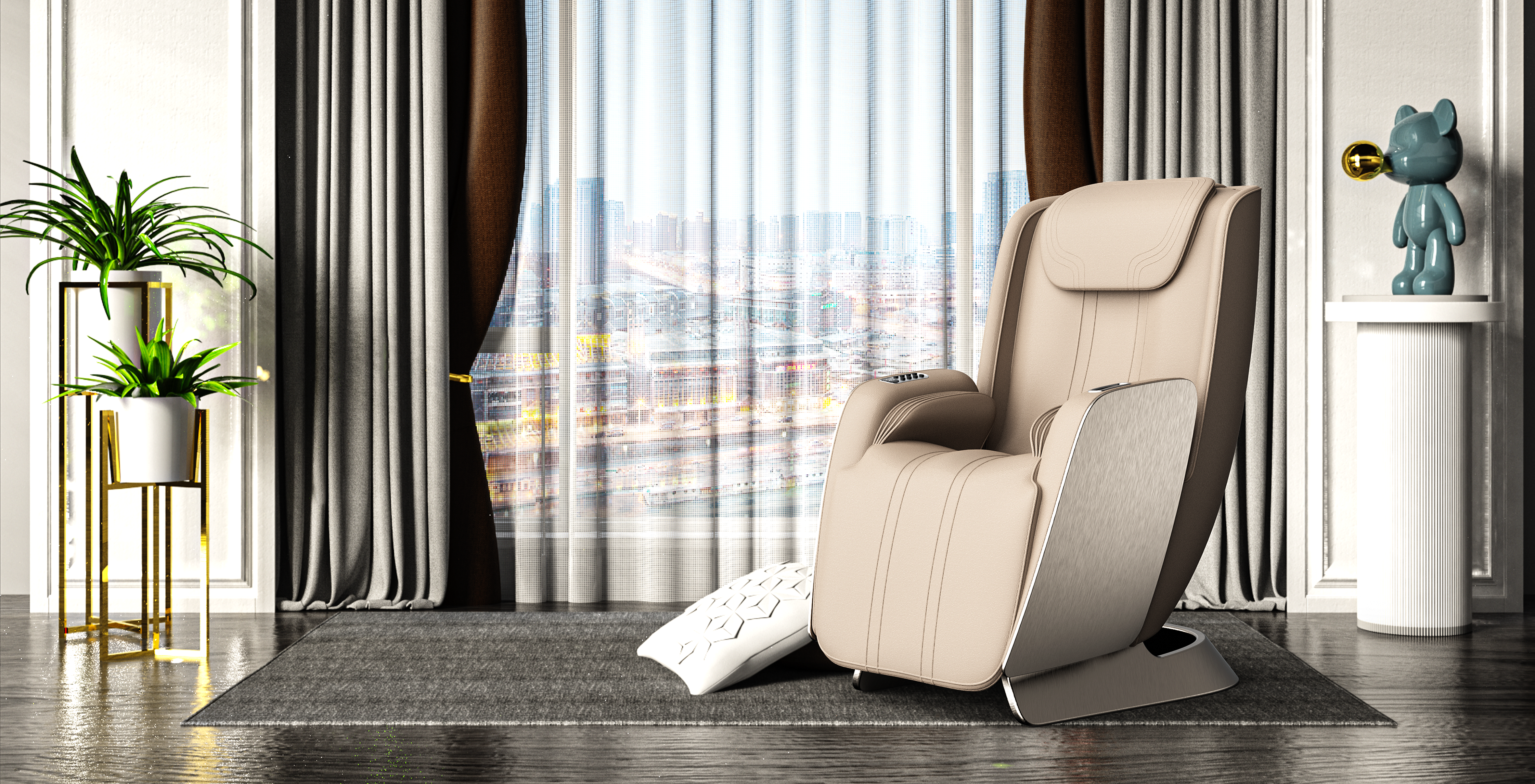 Massage apparatus，Massage chair，Health Product Design，Several words design，Massage chair design，