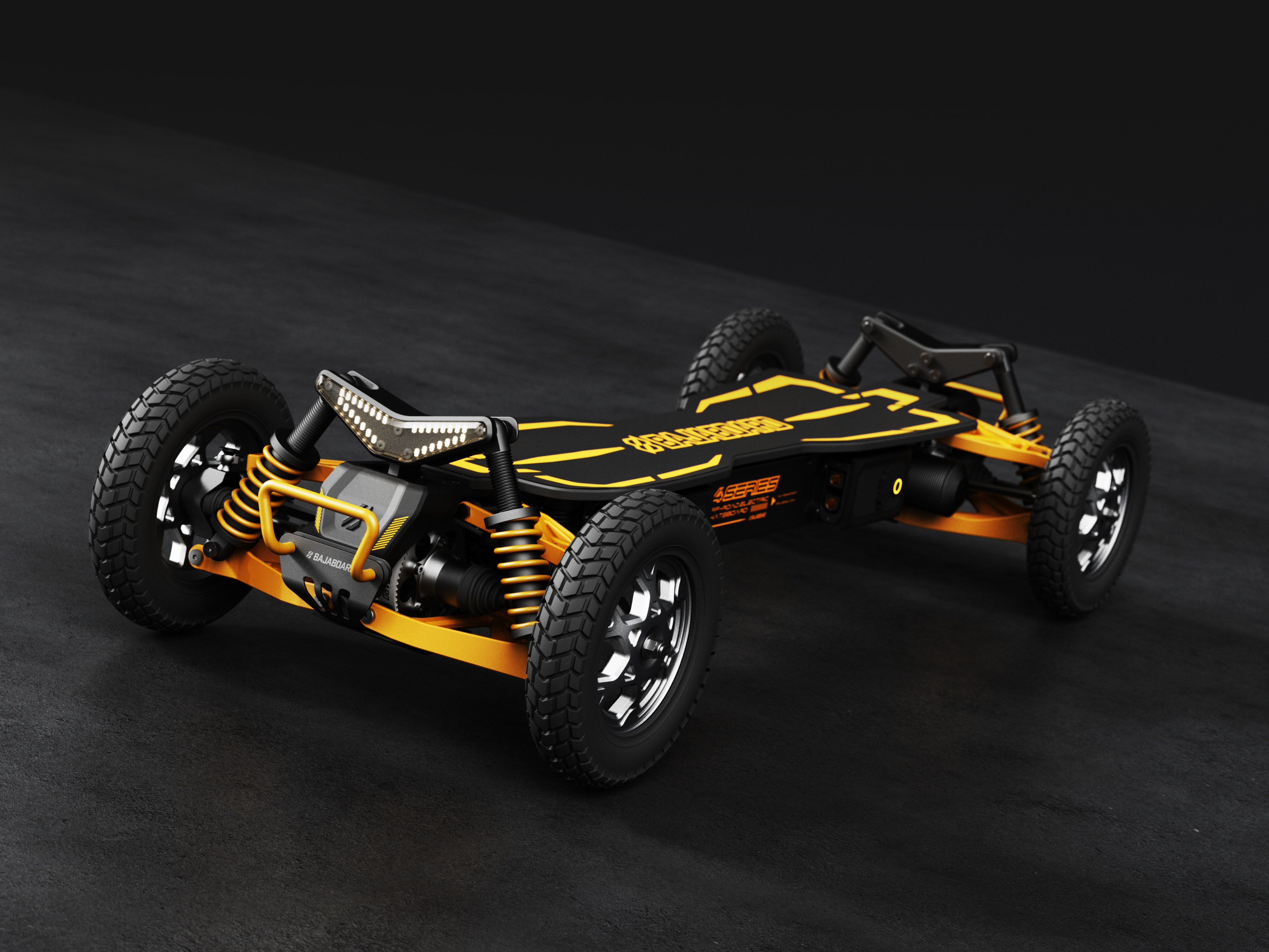 product design，Electric skateboard，cross-country，Independent suspension，
