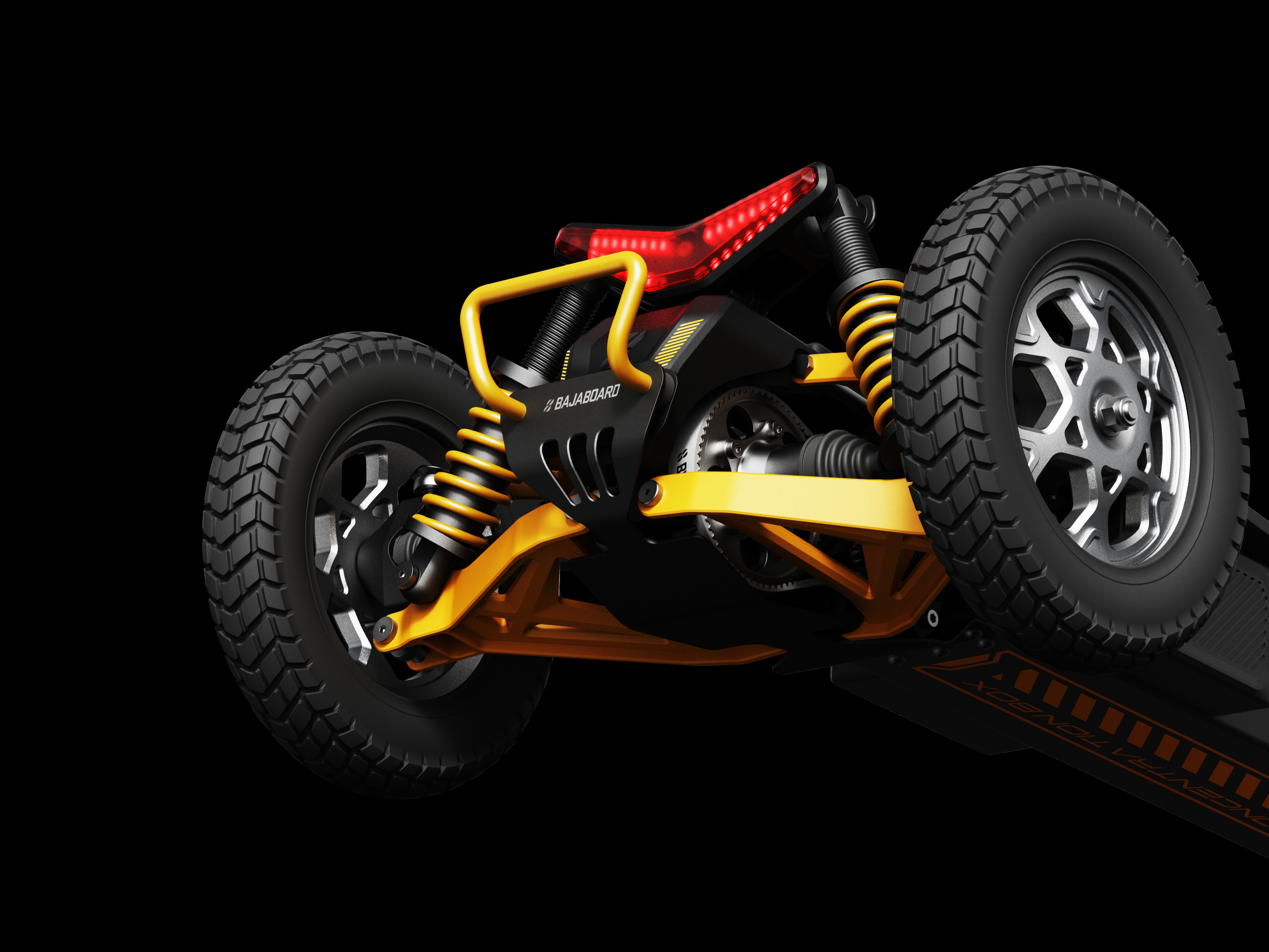 product design，Electric skateboard，cross-country，Independent suspension，