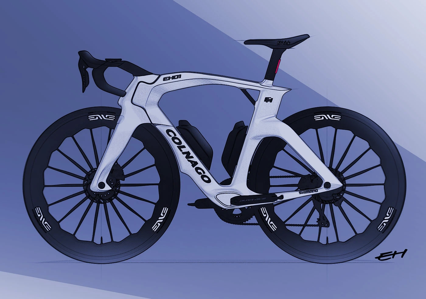 Automotive Grade，Colnago，EH01，Bicycle，aerodynamics，