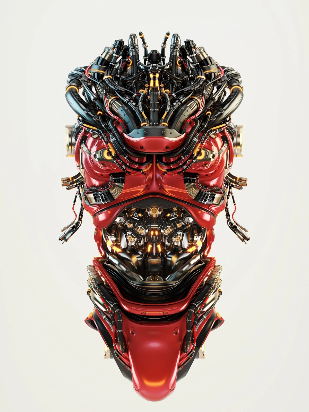 hard core aesthetics，Mechanical concept，robot，Future of science and technology，Cyberpunk，