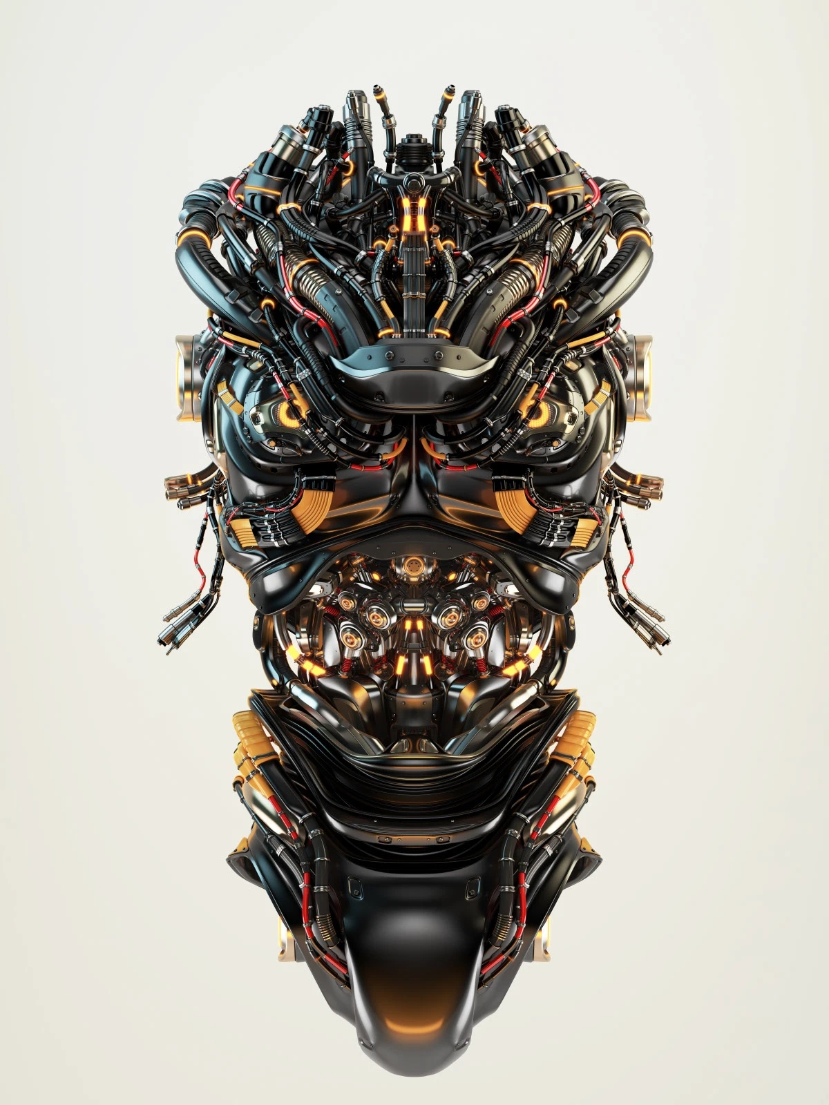 hard core aesthetics，Mechanical concept，robot，Future of science and technology，Cyberpunk，