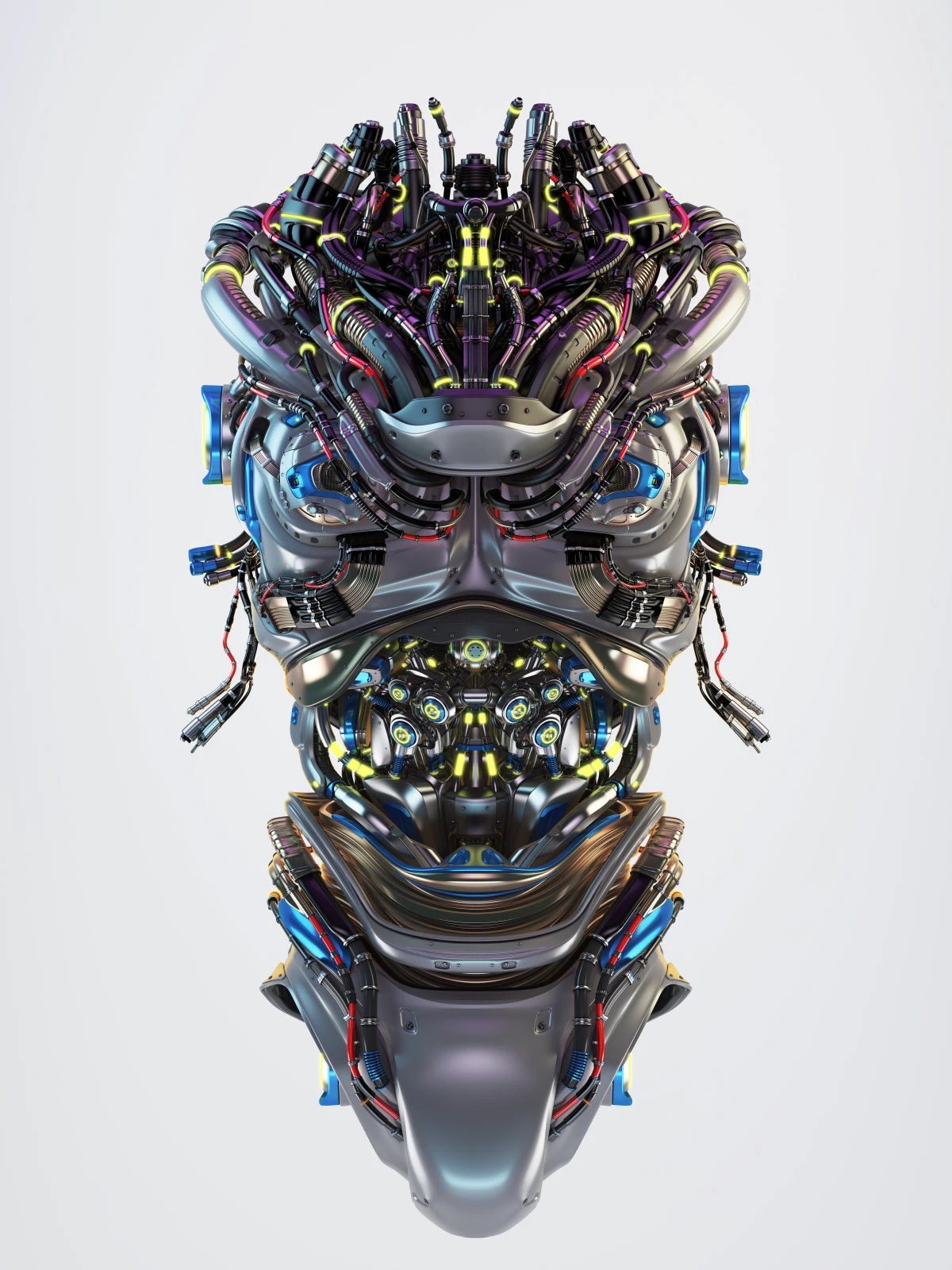 hard core aesthetics，Mechanical concept，robot，Future of science and technology，Cyberpunk，