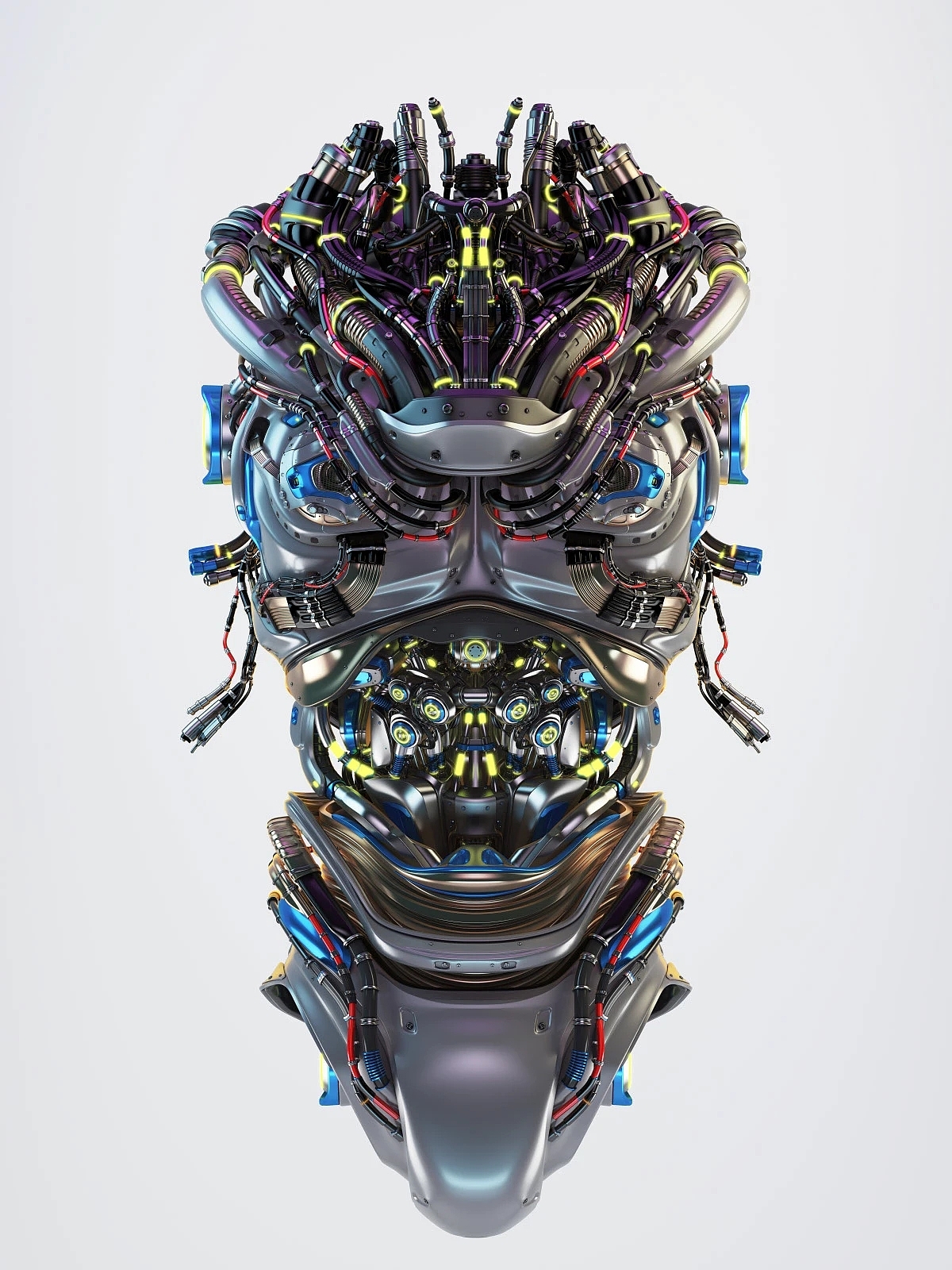 hard core aesthetics，Mechanical concept，robot，Future of science and technology，Cyberpunk，