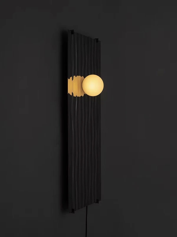 Wall lamp，Hanjiang River Scenic Area，Metal plate，spherical，