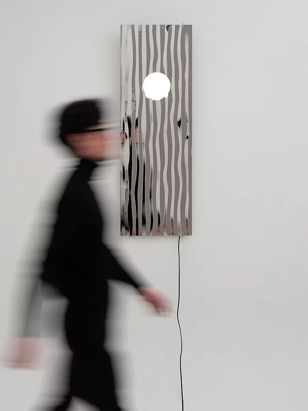 Wall lamp，Hanjiang River Scenic Area，Metal plate，spherical，