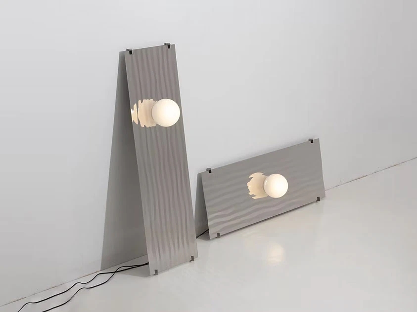 Wall lamp，Hanjiang River Scenic Area，Metal plate，spherical，