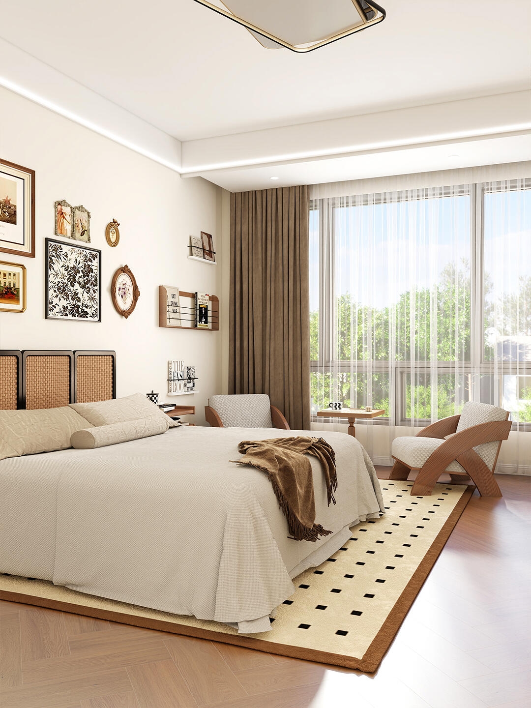 # Middle Ancient Style，# Design，# Decoration Design，# Real Case，# Case sharing，# Interior Design，# Linxia Decoration，# Furniture to share，