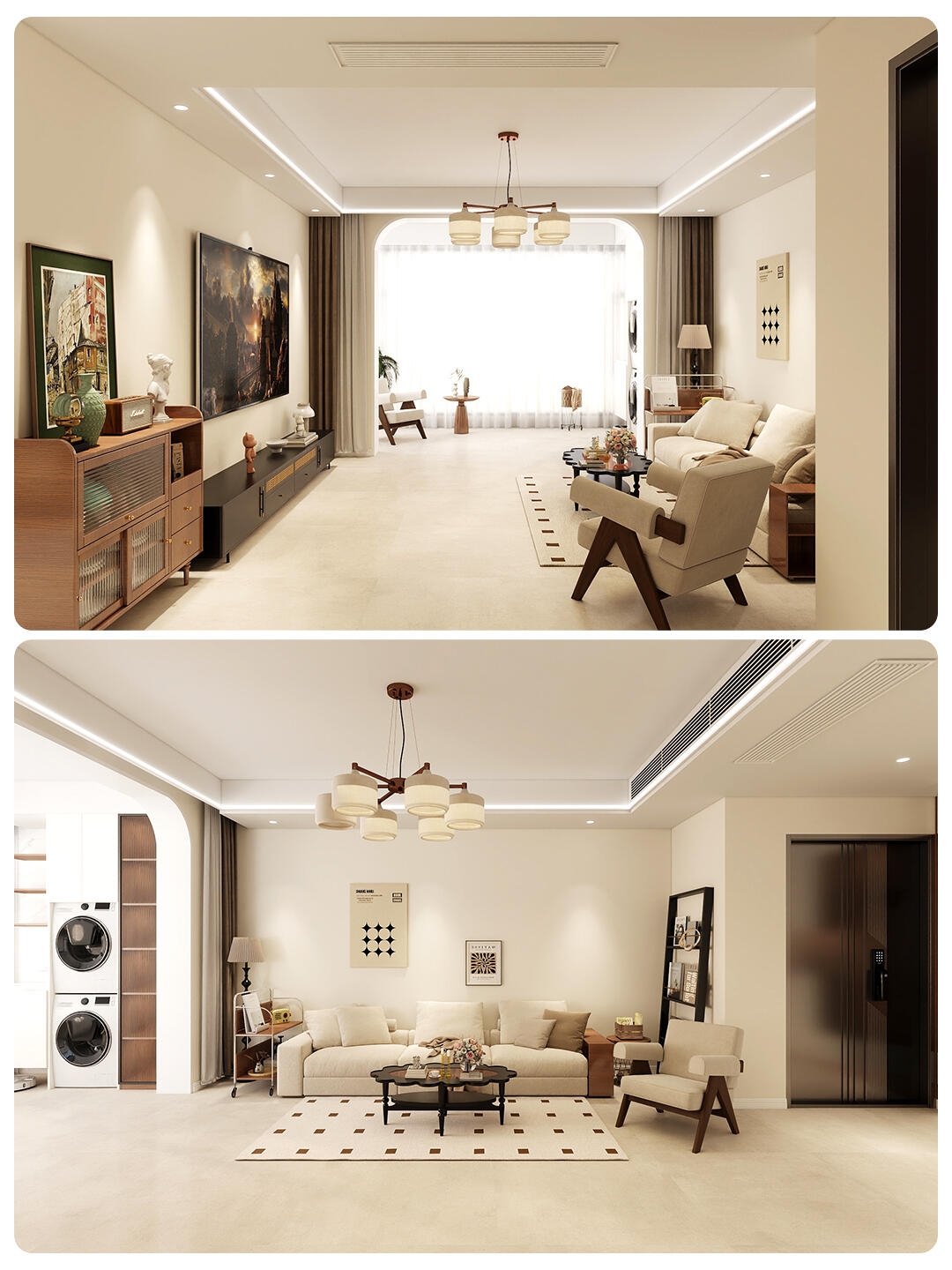 # Middle Ancient Style，# Design，# Decoration Design，# Real Case，# Case sharing，# Interior Design，# Linxia Decoration，# Furniture to share，