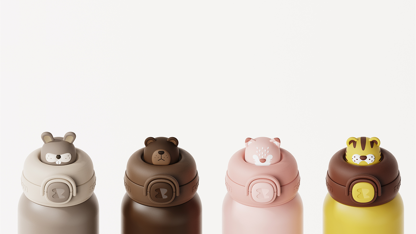 zoyzoii，vacuum cup，Animal series，Outdoor travel，