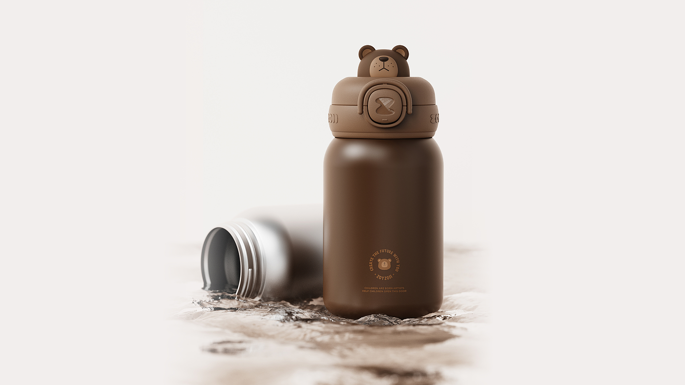 zoyzoii，vacuum cup，Animal series，Outdoor travel，
