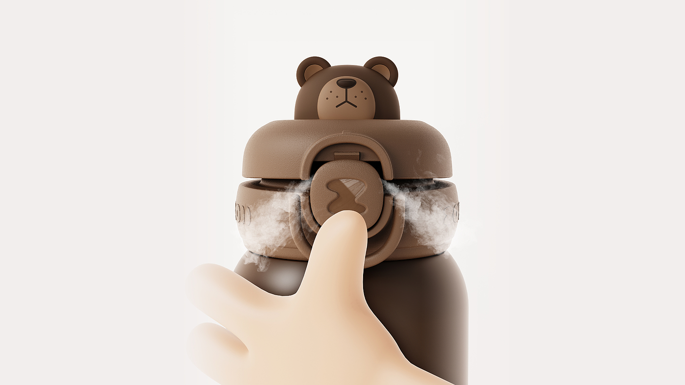 zoyzoii，vacuum cup，Animal series，Outdoor travel，