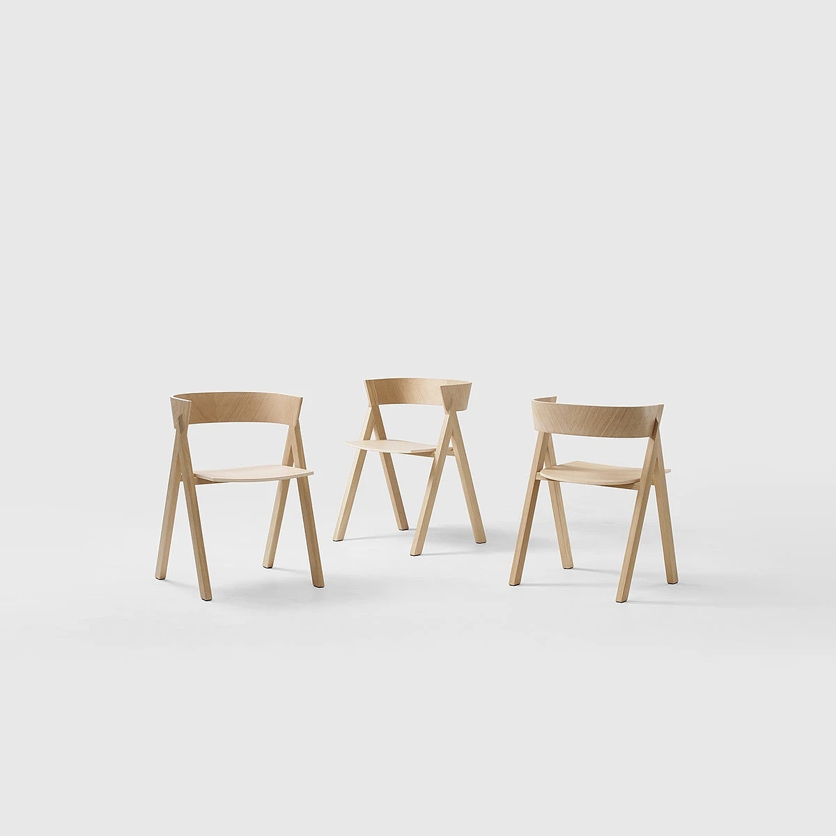YY，White oak，Greeko Edition，Eave Chair，Environmental protection materials，