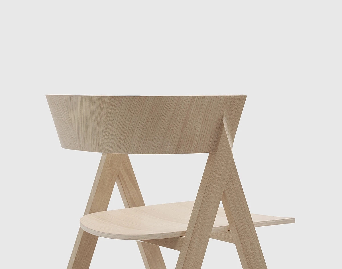 YY，White oak，Greeko Edition，Eave Chair，Environmental protection materials，