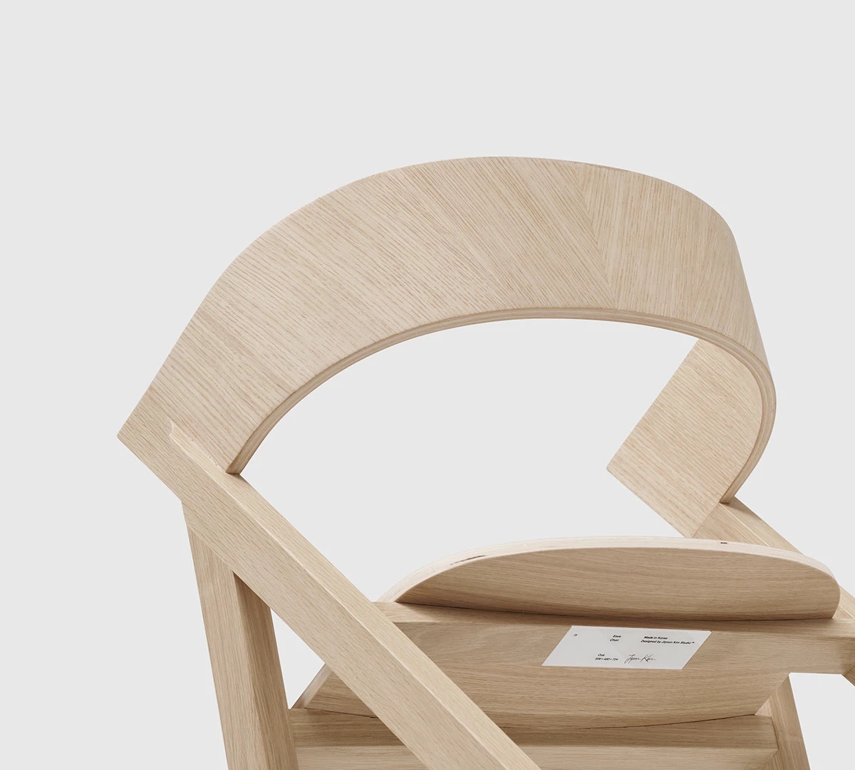 YY，White oak，Greeko Edition，Eave Chair，Environmental protection materials，