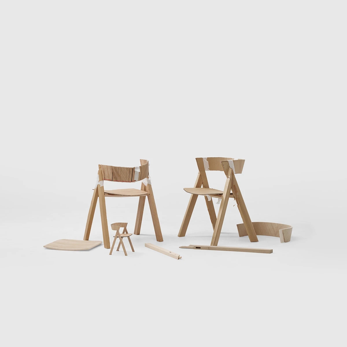 YY，White oak，Greeko Edition，Eave Chair，Environmental protection materials，