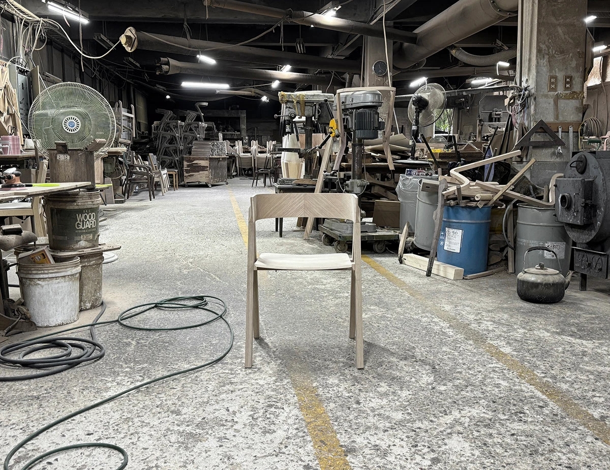 YY，White oak，Greeko Edition，Eave Chair，Environmental protection materials，