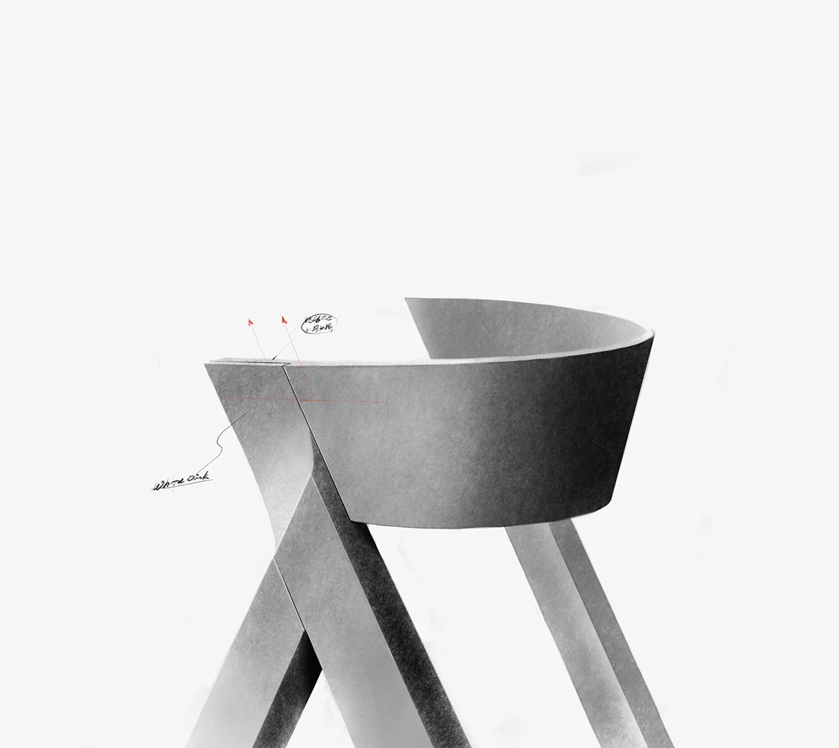 YY，White oak，Greeko Edition，Eave Chair，Environmental protection materials，