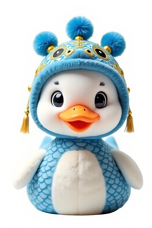 blue plush toy，