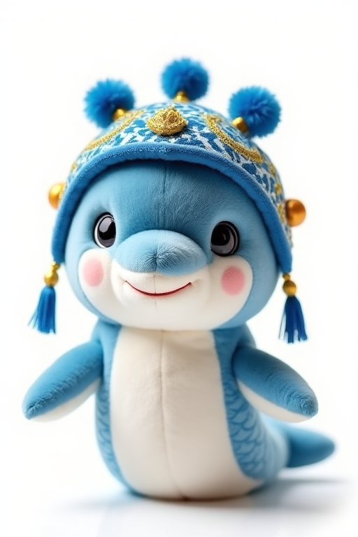 blue plush toy，