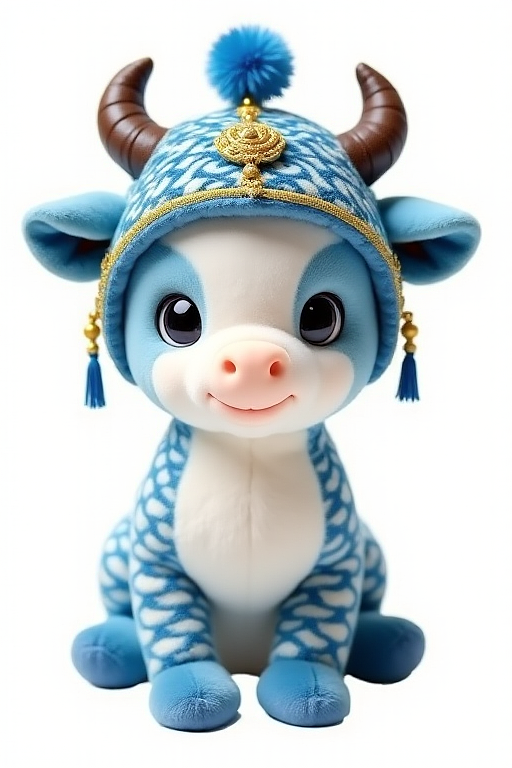 blue plush toy，