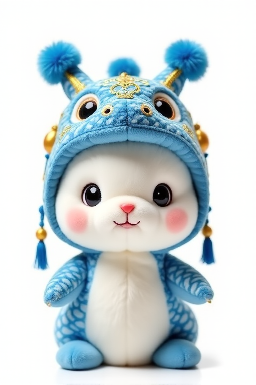 blue plush toy，