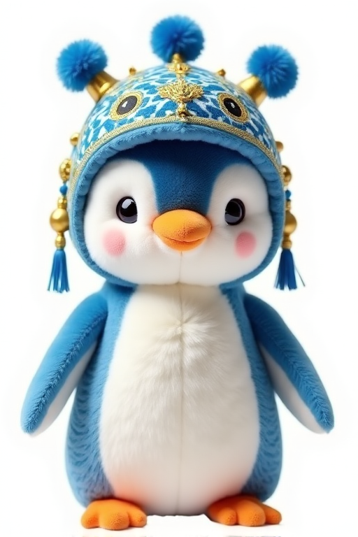 blue plush toy，
