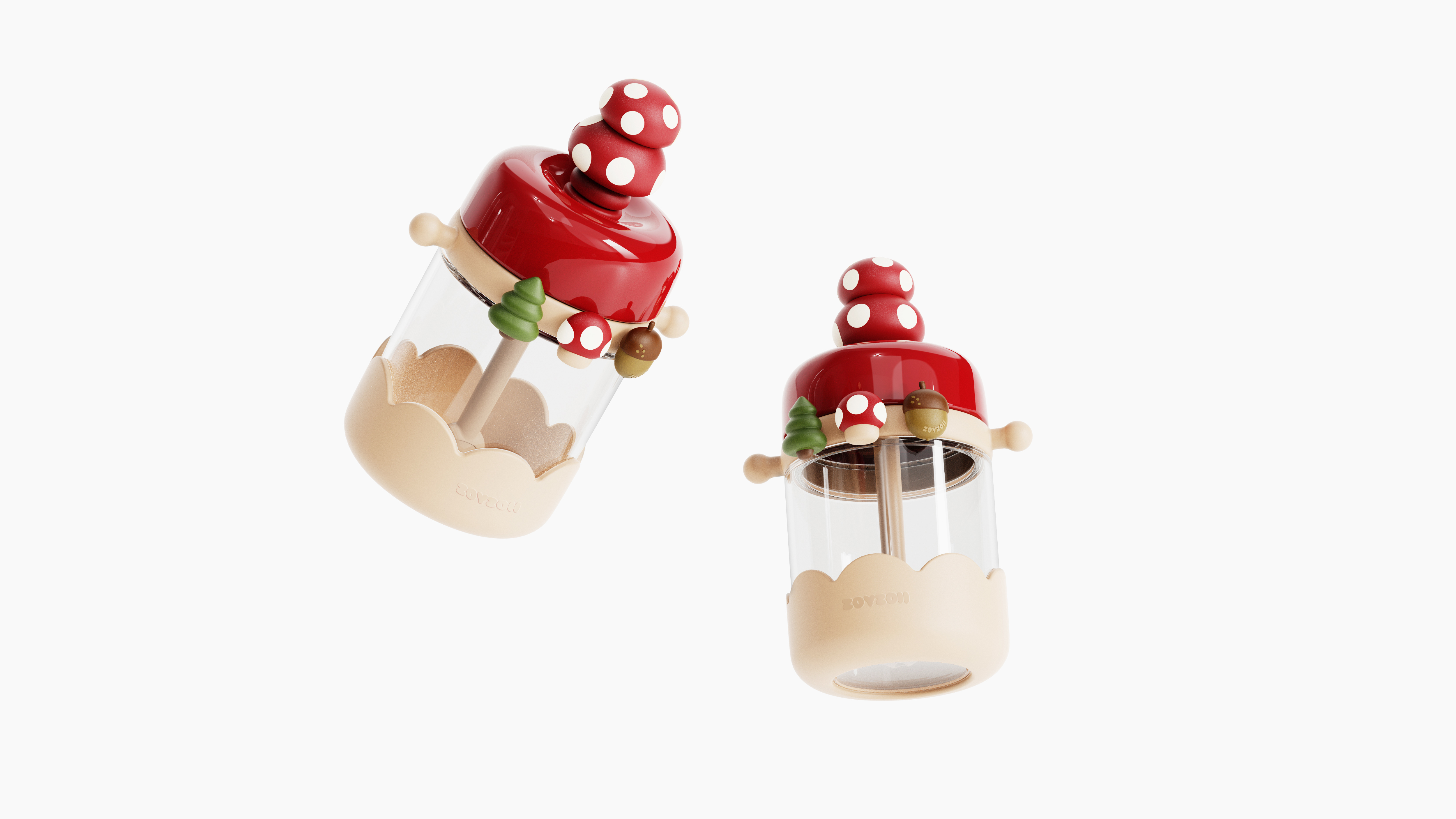 Tong Meng accompanied the cold water cup，