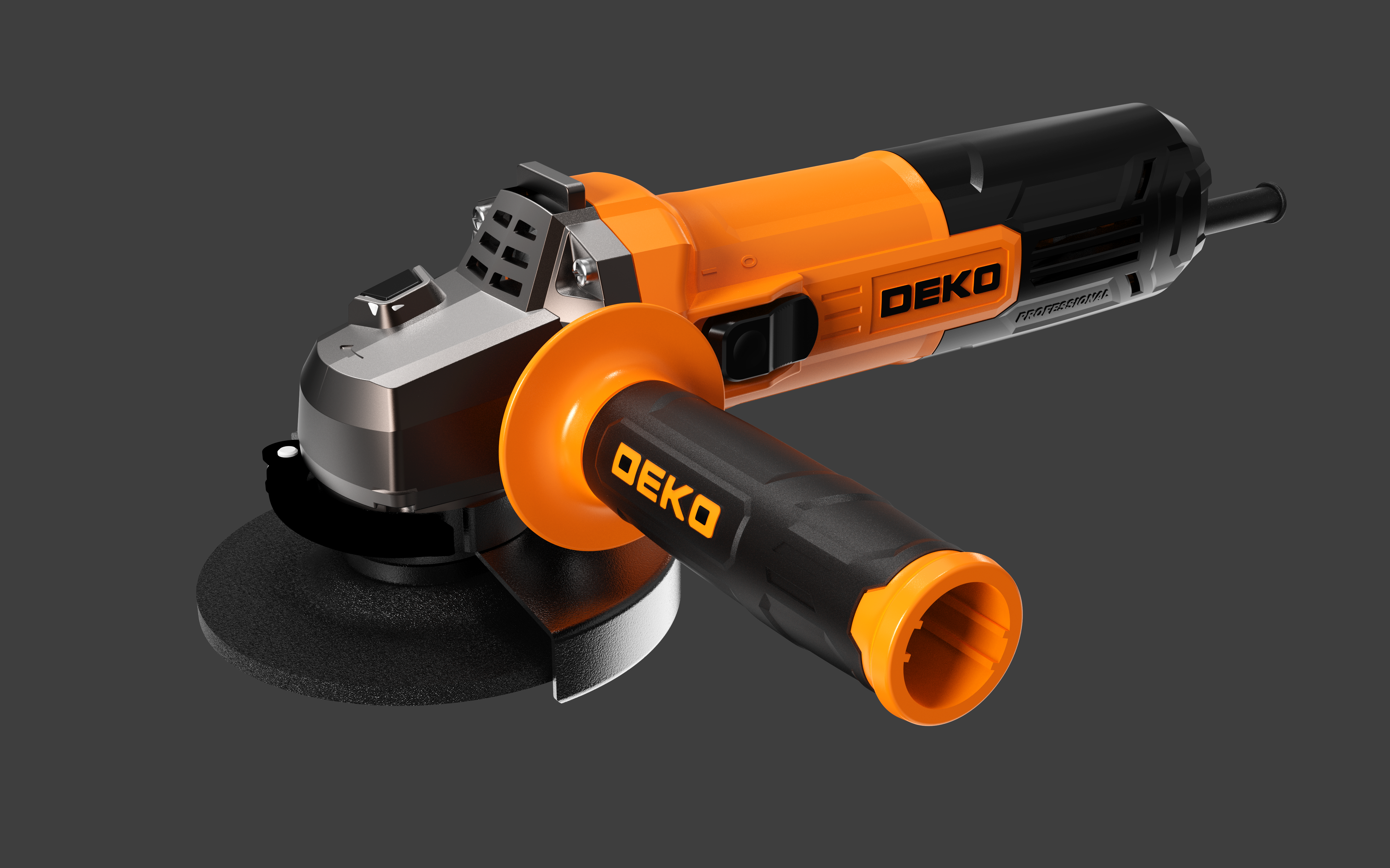 Hand-held angle grinder solution，