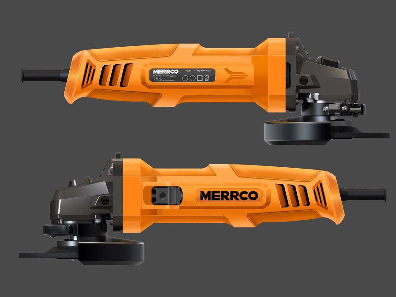 Hand-held angle grinder solution，