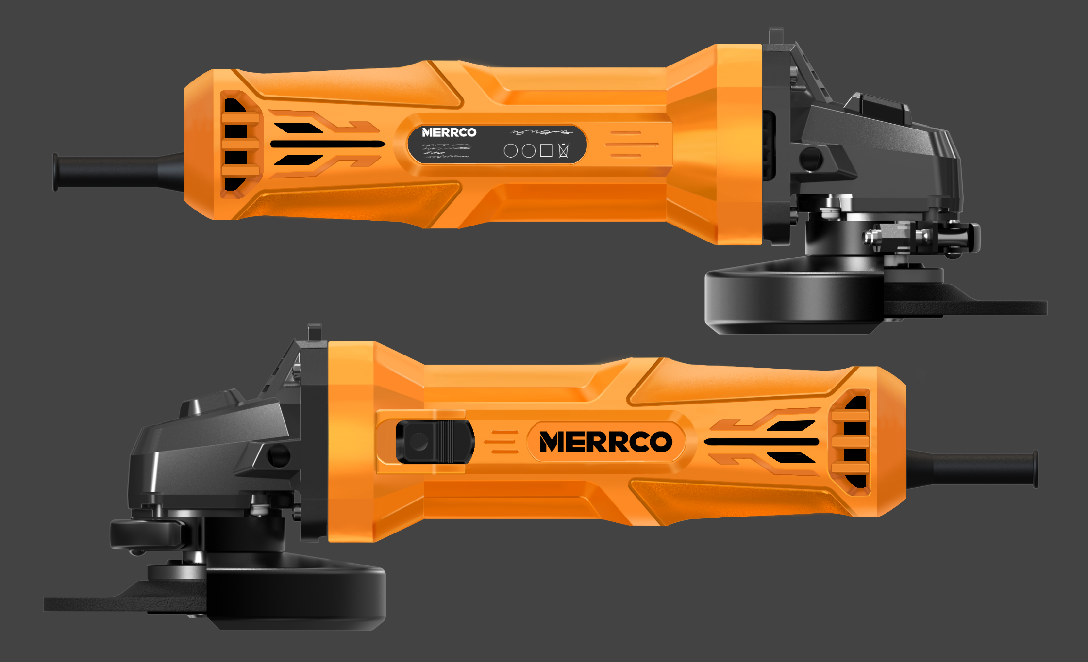 Hand-held angle grinder solution，