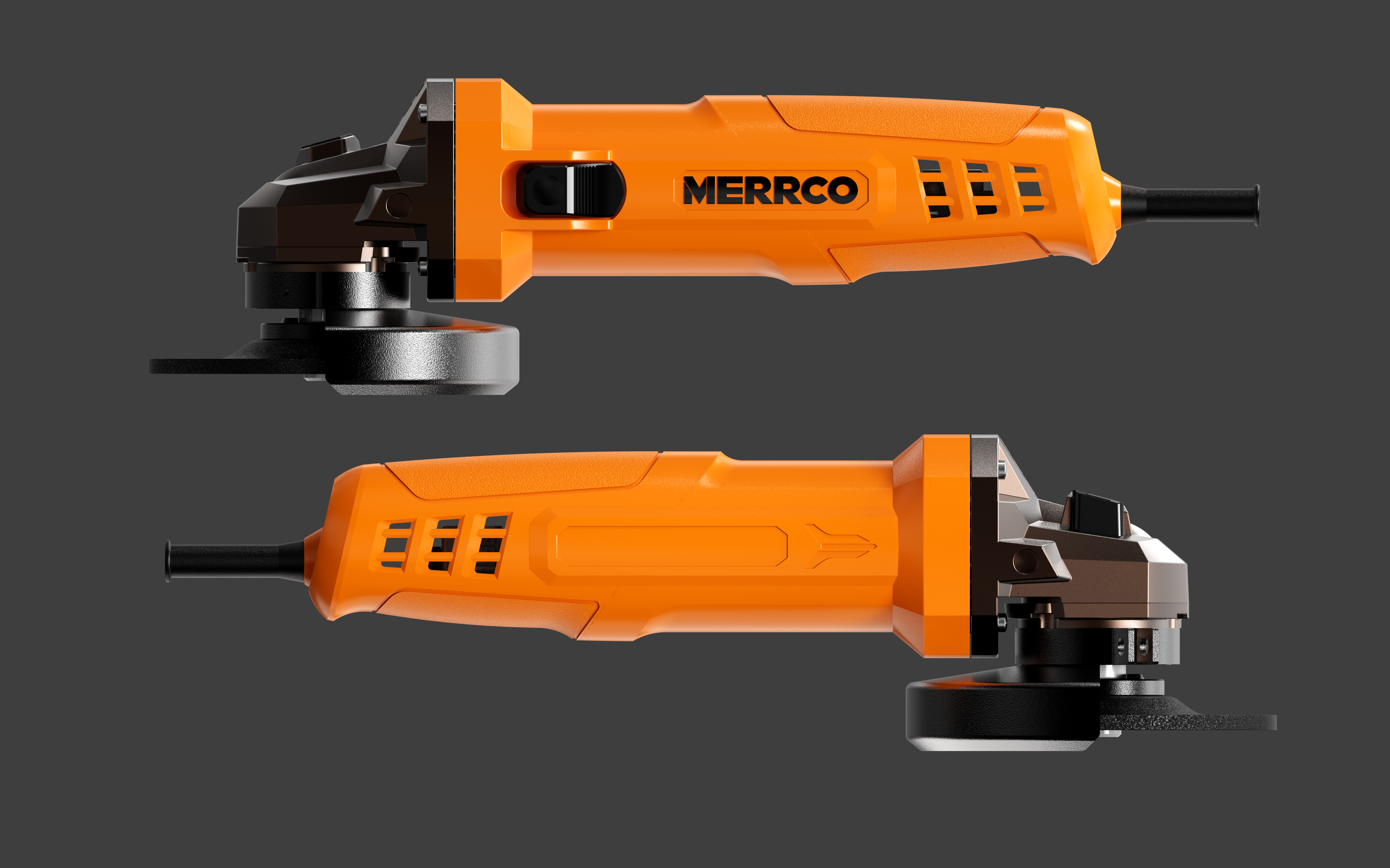 Hand-held angle grinder solution，
