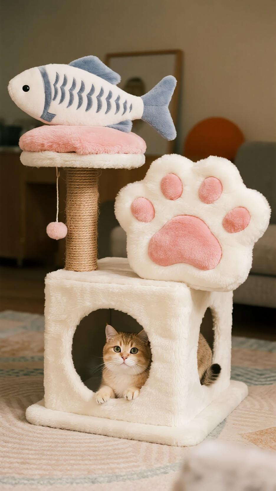 Cat Climbing Frame, Cat Nest, Cat，