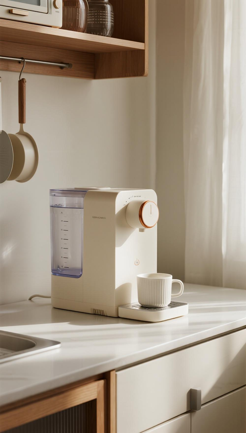 coffee maker, water dispenser, coffee，