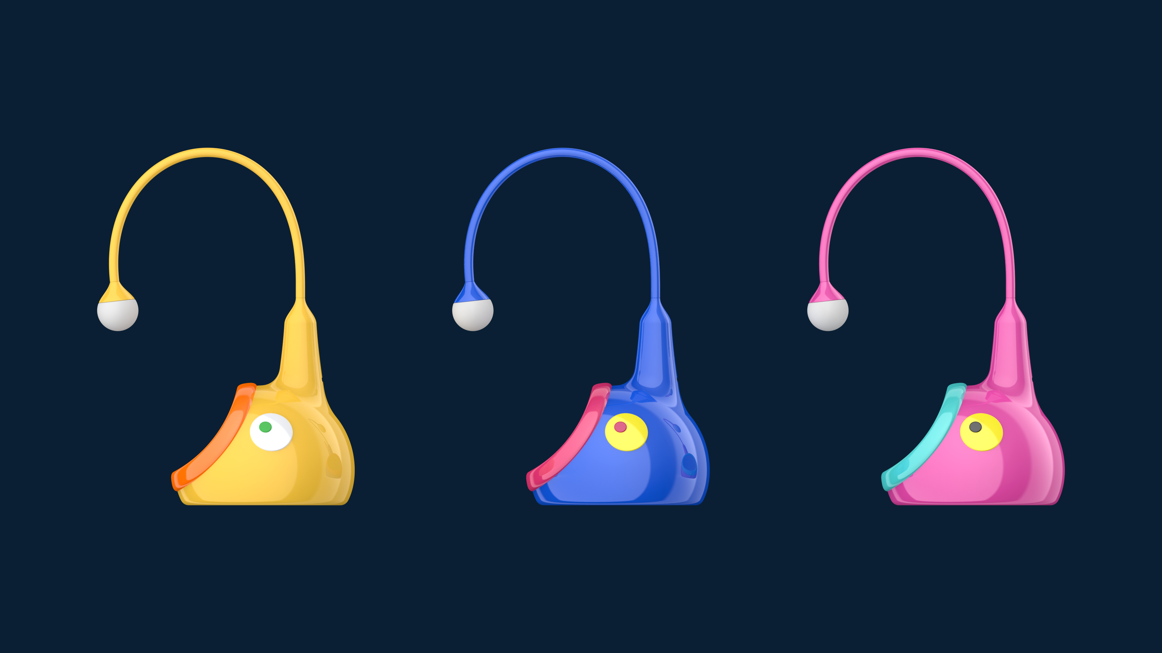 Lantern fish，Desk lamp，interesting，terror，ceramics，Ornaments，Atmosphere lamp，Jewelry box，