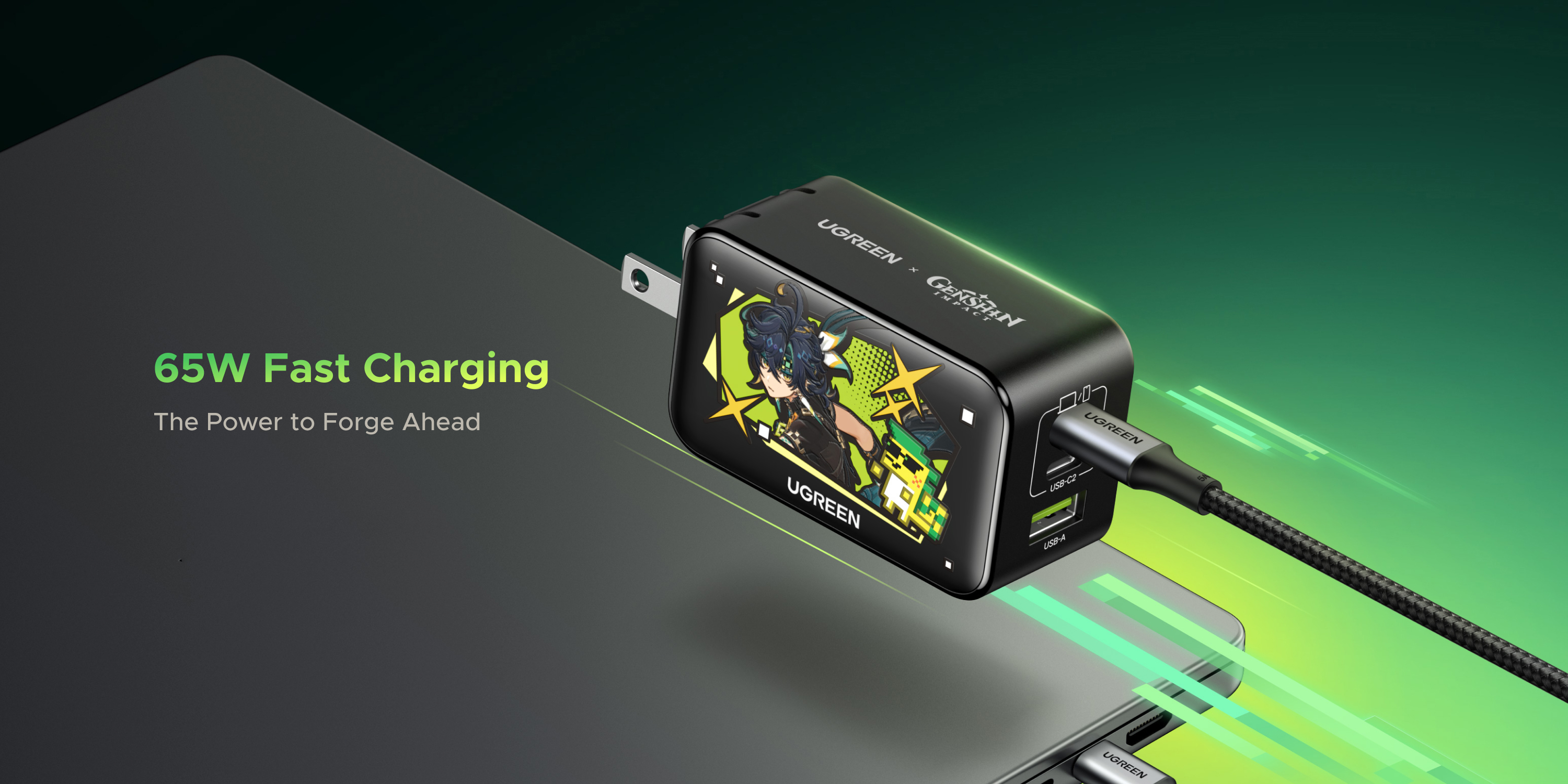 Green couplet，Product rendering，Charging category，The original God joint name，