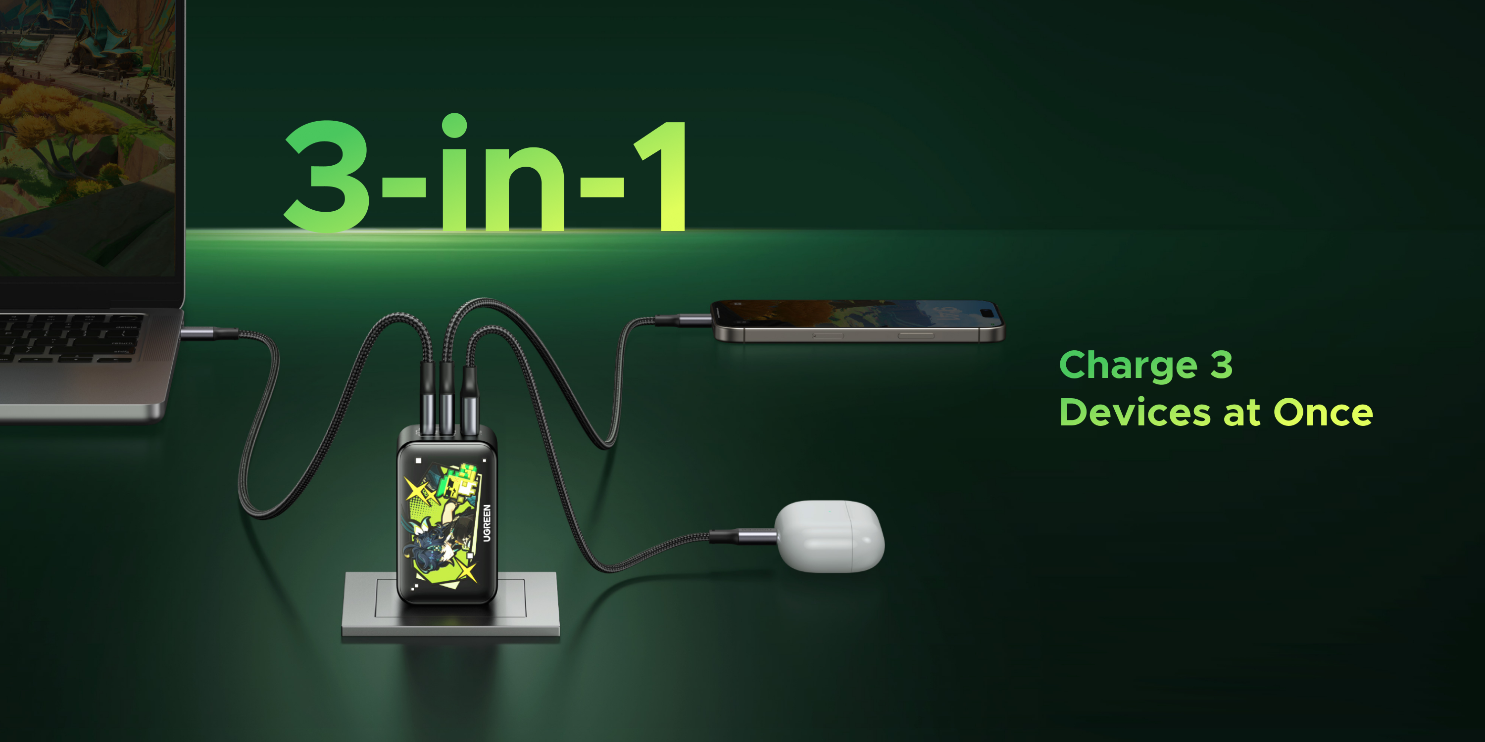 Green couplet，Product rendering，Charging category，The original God joint name，