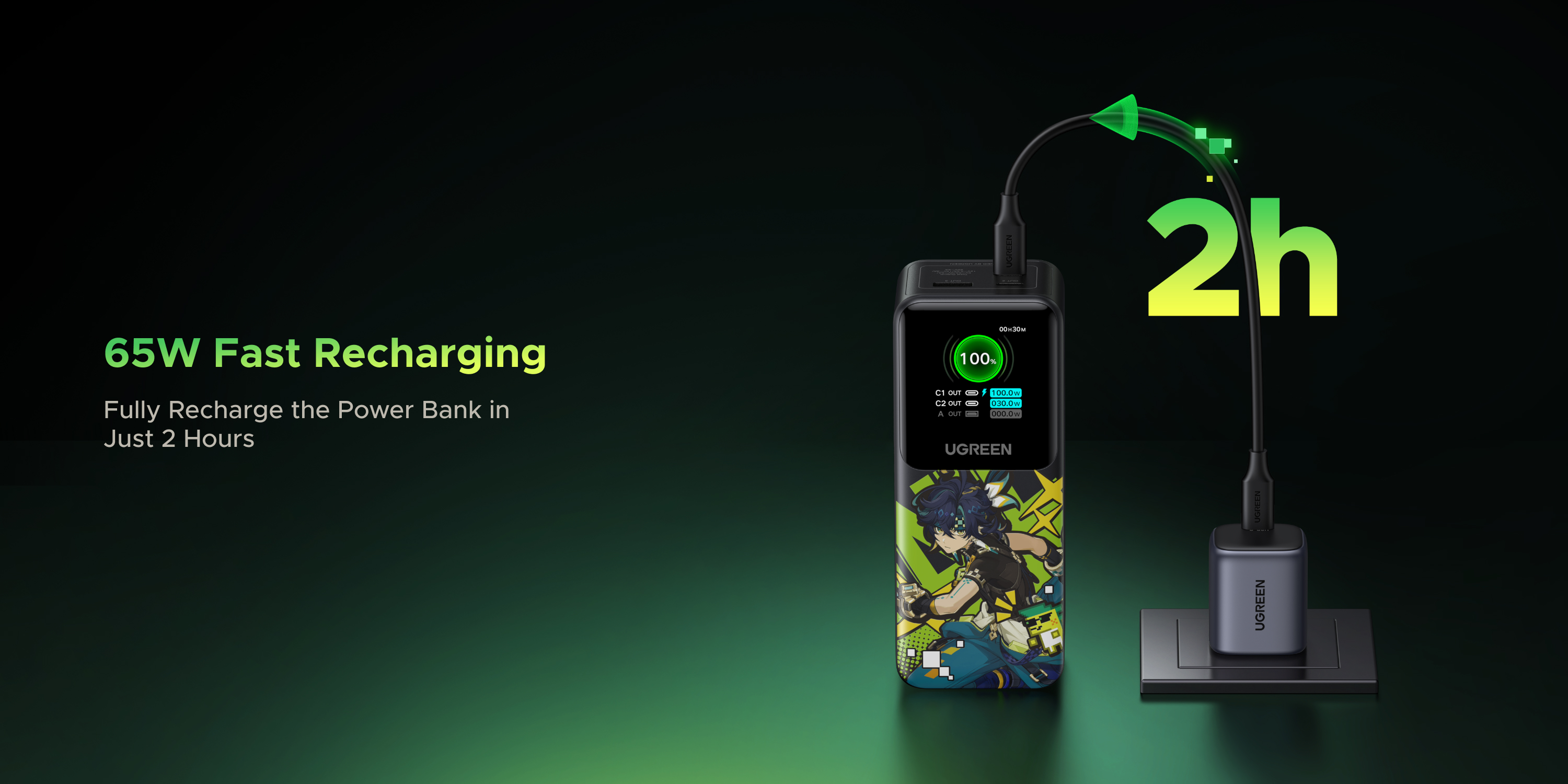 Green couplet，Product rendering，Charging category，The original God joint name，