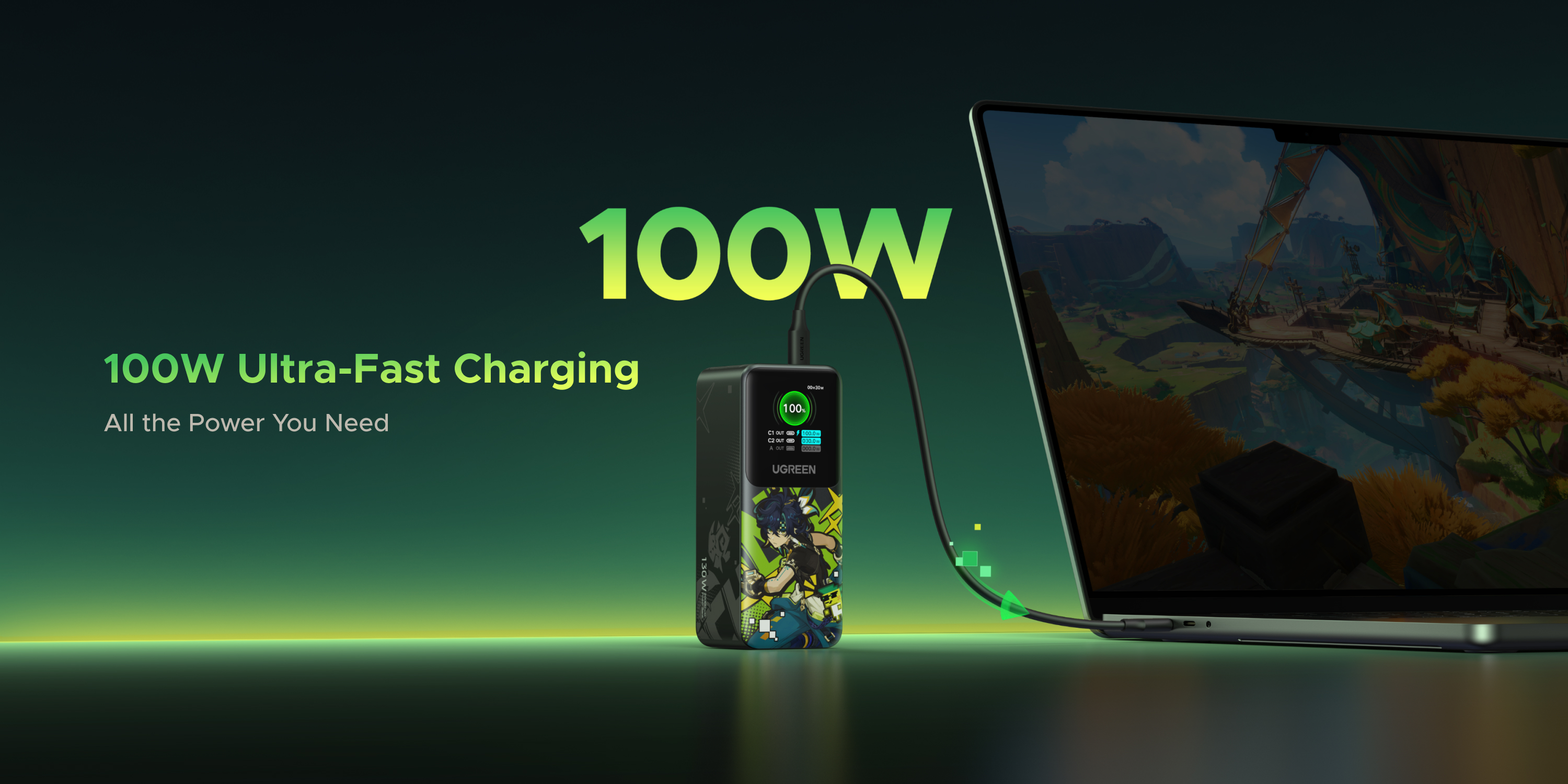 Green couplet，Product rendering，Charging category，The original God joint name，