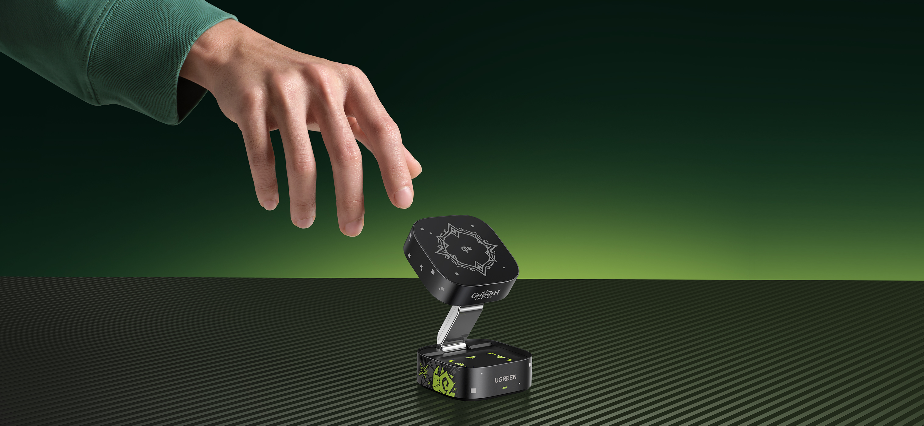 Green couplet，Product rendering，Charging category，The original God joint name，