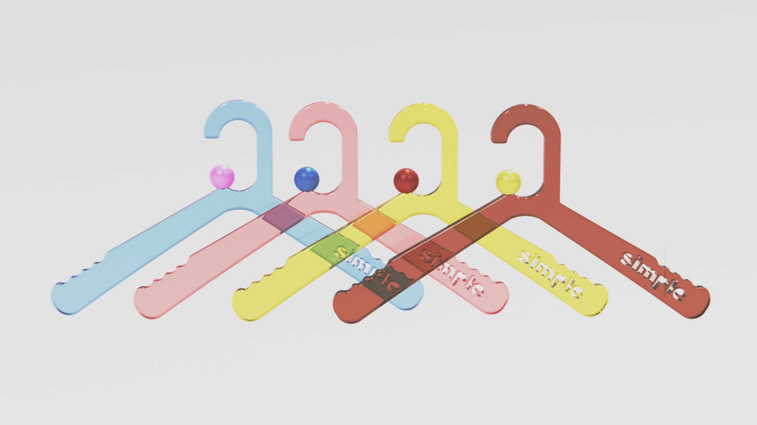 Acrylic，color hanger，dopamine，Hanger design，Original design，Simplicity，