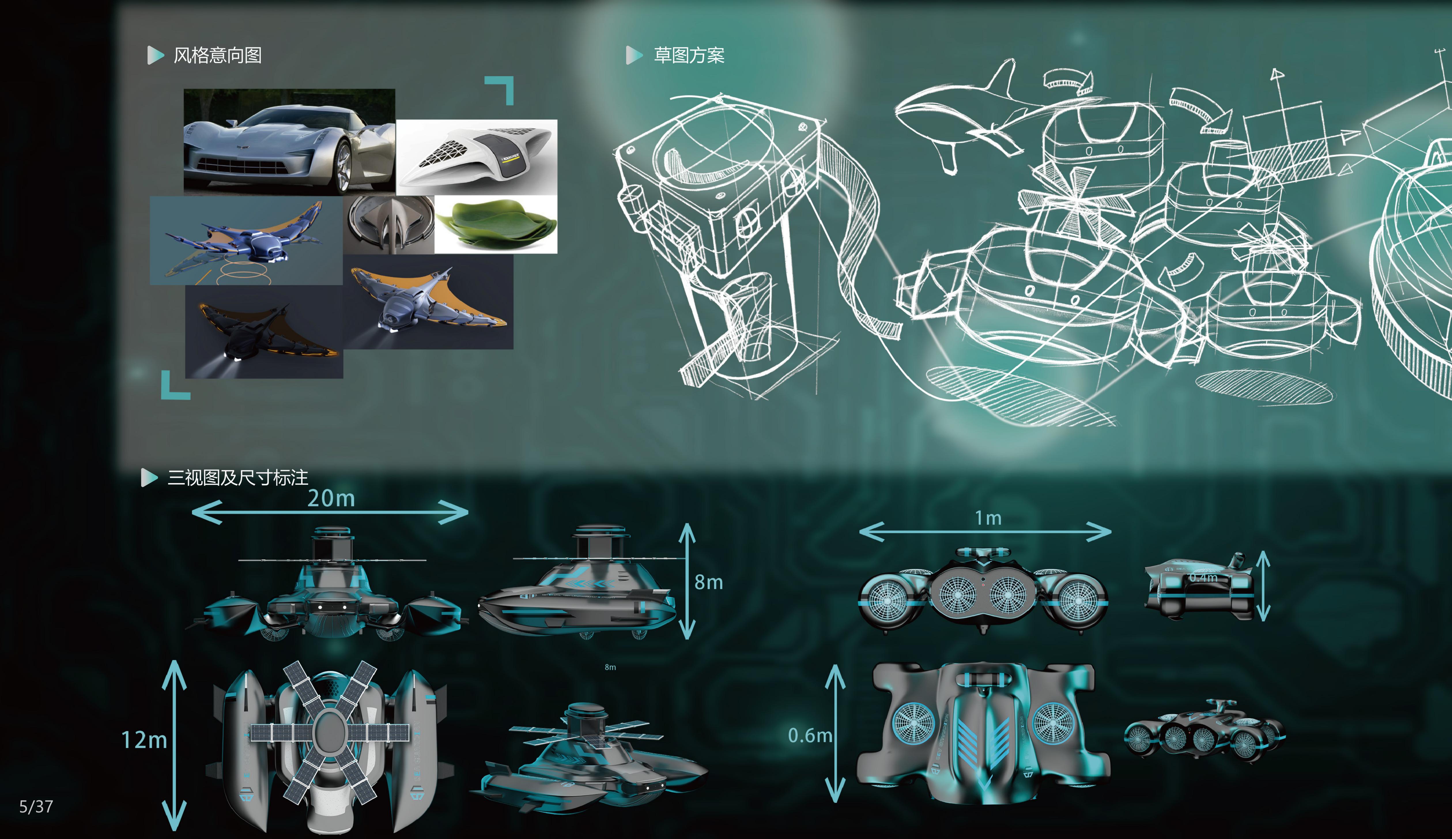 marine robot，Cluster Scenario，Underwater vehicle，environment protection，Micro plastic，industrial design，Interaction design，system design，